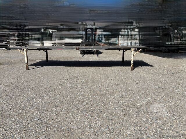 Wissellaadbak platform Wecon Verzinkte 7,82m Plattform niedrig 150 mm