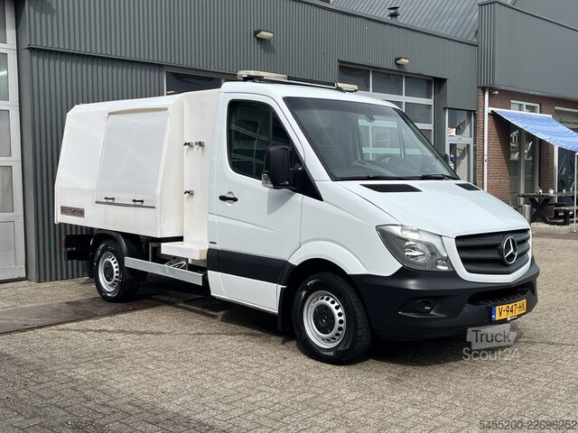 Skraldevogn Mercedes-Benz Sprinter 314 CDI Automaat Veegvuilkipper Kipper...