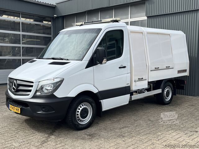 Skraldevogn Mercedes-Benz Sprinter 314 CDI Automaat Veegvuilkipper Kipper...
