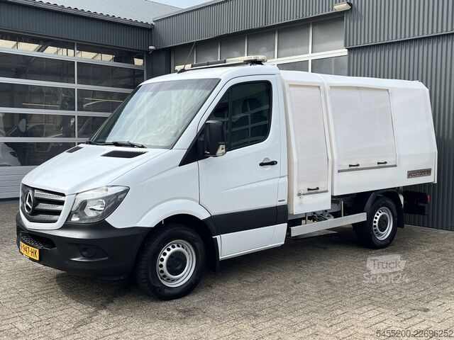 Skraldevogn Mercedes-Benz Sprinter 314 CDI Automaat Veegvuilkipper Kipper...