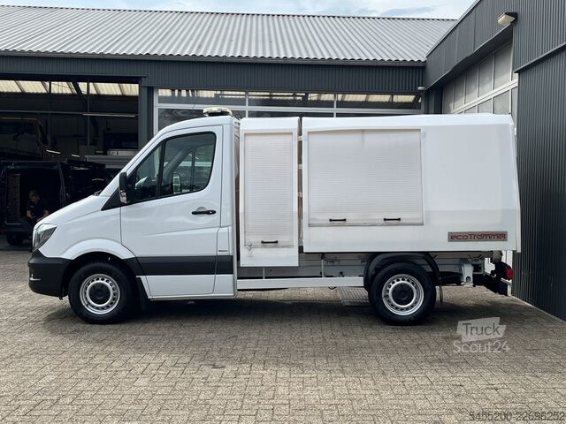 Skraldevogn Mercedes-Benz Sprinter 314 CDI Automaat Veegvuilkipper Kipper...