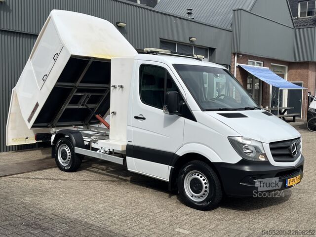 Skraldevogn Mercedes-Benz Sprinter 314 CDI Automaat Veegvuilkipper Kipper...