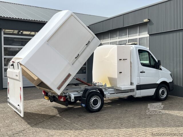Skraldevogn Mercedes-Benz Sprinter 314 CDI Automaat Veegvuilkipper Kipper...
