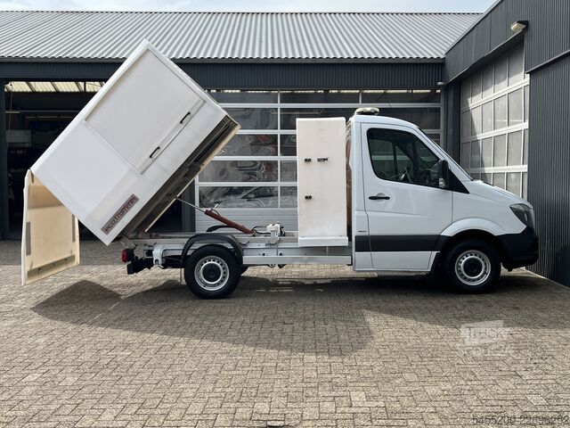 Skraldevogn Mercedes-Benz Sprinter 314 CDI Automaat Veegvuilkipper Kipper...