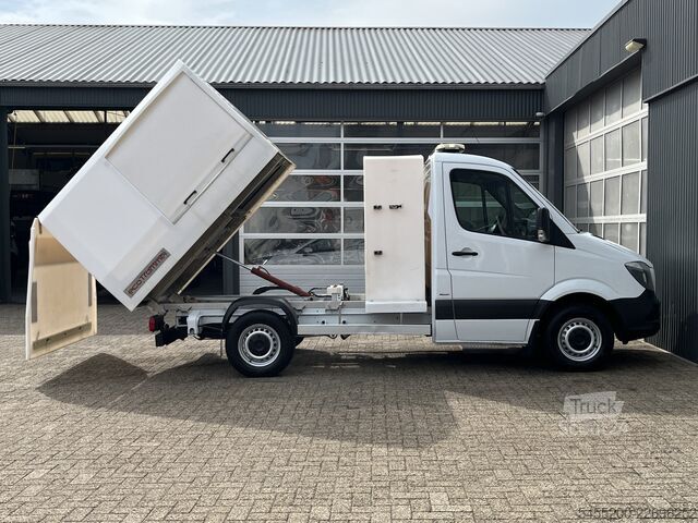 Skraldevogn Mercedes-Benz Sprinter 314 CDI Automaat Veegvuilkipper Kipper...