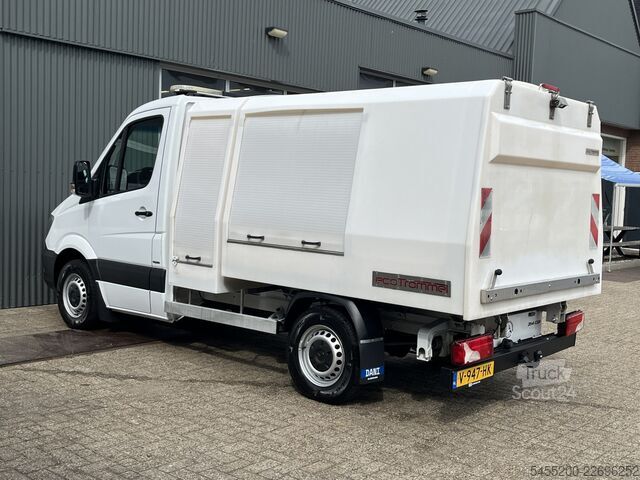 Skraldevogn Mercedes-Benz Sprinter 314 CDI Automaat Veegvuilkipper Kipper...