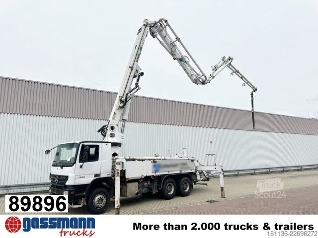 Betonpompwagen Mercedes-Benz Actros 2636 6x4, Betonpumpe Schwing Stetter
