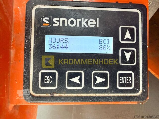 Pont élévateur à ciseaux Snorkel S 3219 E Nieuwe Accu's