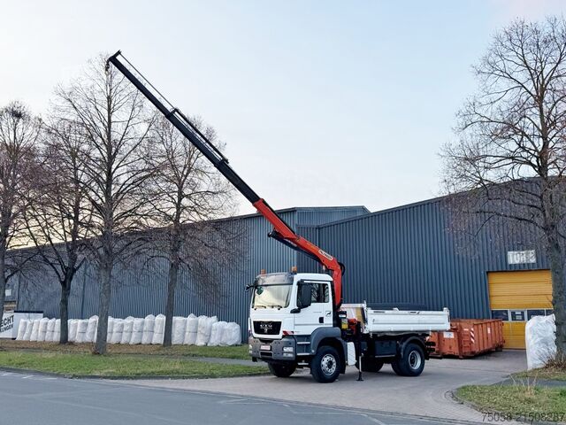 żuraw samochodowy MAN TGS 18.400 - 3 Seiten Kipper - Kran PK
