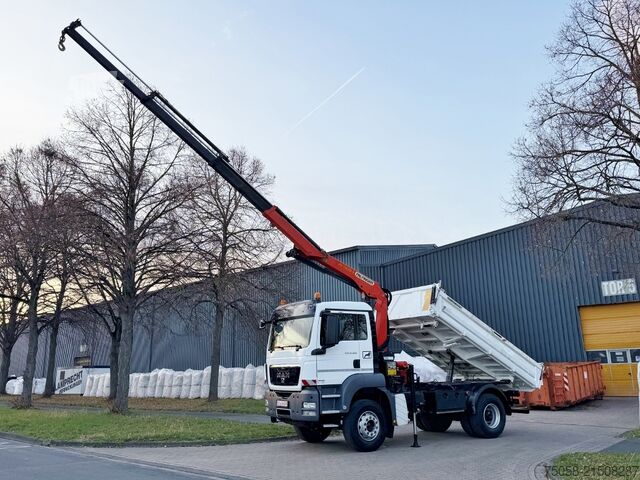 żuraw samochodowy MAN TGS 18.400 - 3 Seiten Kipper - Kran PK