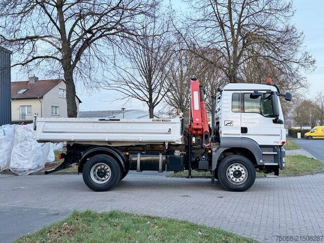 żuraw samochodowy MAN TGS 18.400 - 3 Seiten Kipper - Kran PK
