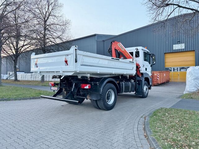 żuraw samochodowy MAN TGS 18.400 - 3 Seiten Kipper - Kran PK