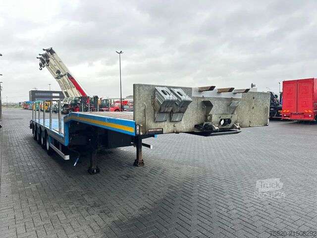 Pusiau mažo įkrovimo įrenginys Max Trailer F-S44-1A1Y 4 ASSER SEMIE/LOWLOADER/SEMIE TIEFLADER