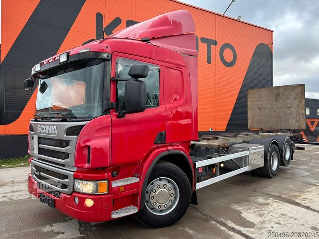 Containervervoer Scania P 440 6x2 RETARDER / CHASSIS L=7741 mm