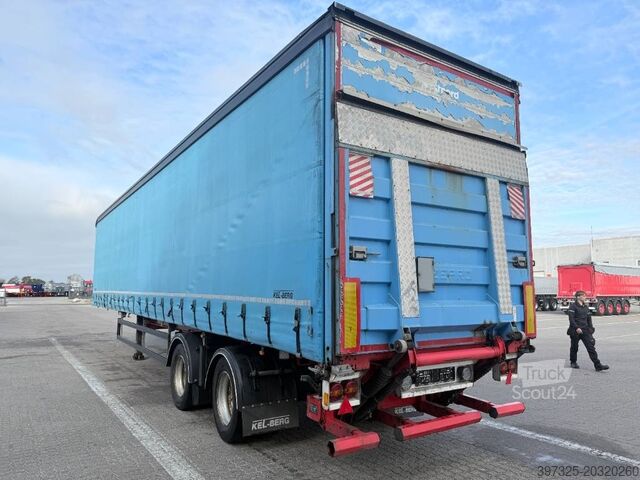 Kayar brandalar Kel-Berg Curtainsider / Planenauflieger / Gardin