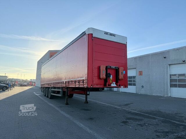 Kayar brandalar Kel-Berg Curtainsider / Planenauflieger / Gardin