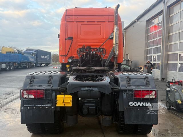 Standardní tahač SCANIA G450 4x4 (cardan), Blatt/Luft, Retarder, Hydr