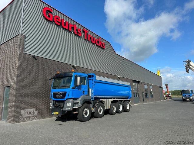Самосвал MAN TGS 50.500 10X8 BLH WSA KIPPER MET AFDEKKLEPPEN