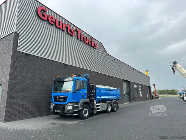 Tippbil med kran MAN TGS 26.360 6X4H-4 BL KIPPER +EPSILON Q 170 EASY...