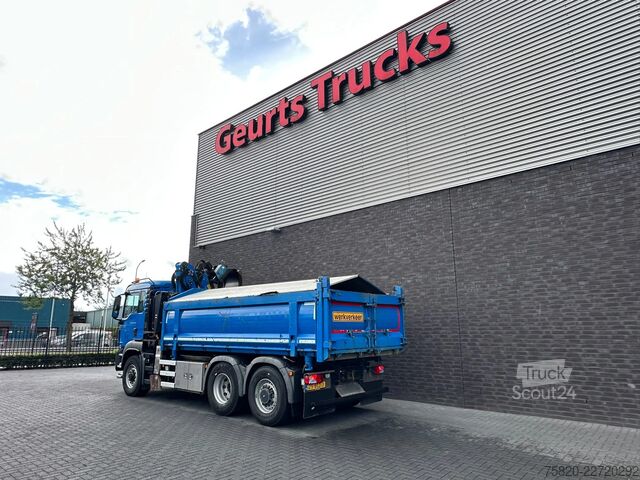 Tippbil med kran MAN TGS 26.360 6X4H-4 BL KIPPER +EPSILON Q 170 EASY...
