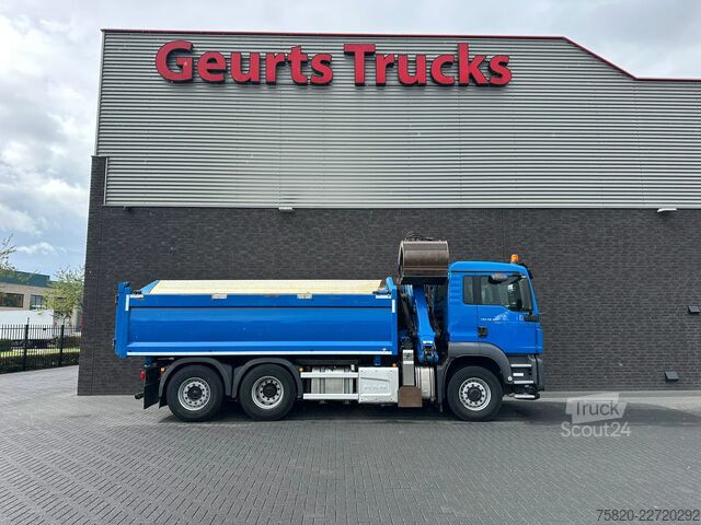 Tippbil med kran MAN TGS 26.360 6X4H-4 BL KIPPER +EPSILON Q 170 EASY...