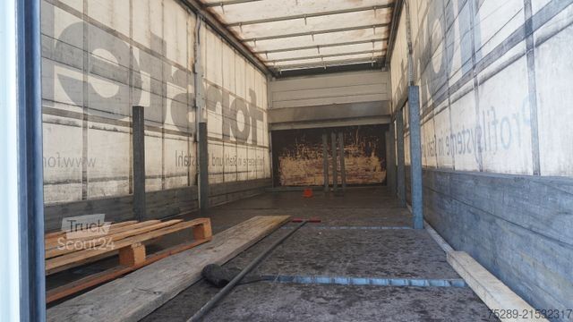 Autocarro con pianale e telone MERCEDES-BENZ Atego 1630 Pritsche + Plane Steckrungen