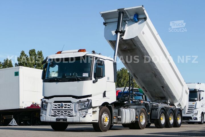 Camião basculante RENAULT C 520 X-Drive Komplettzug Kipper 25 m³
