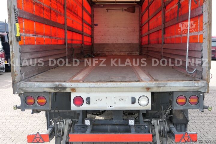 Semi-reboque aberto com lona MEUSBURGER MPS 1 Pritsche Plane Edscha LBW Lenkachse