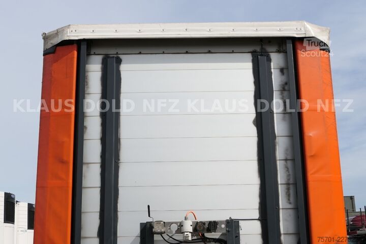 Semi-reboque aberto com lona MEUSBURGER MPS 1 Pritsche Plane Edscha LBW Lenkachse