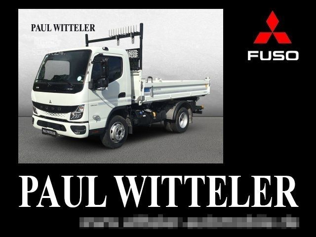 Tre-vejs tippevogn FUSO Canter 7C18 Meiller-Trigenius-Kipper AHK 3,5 to