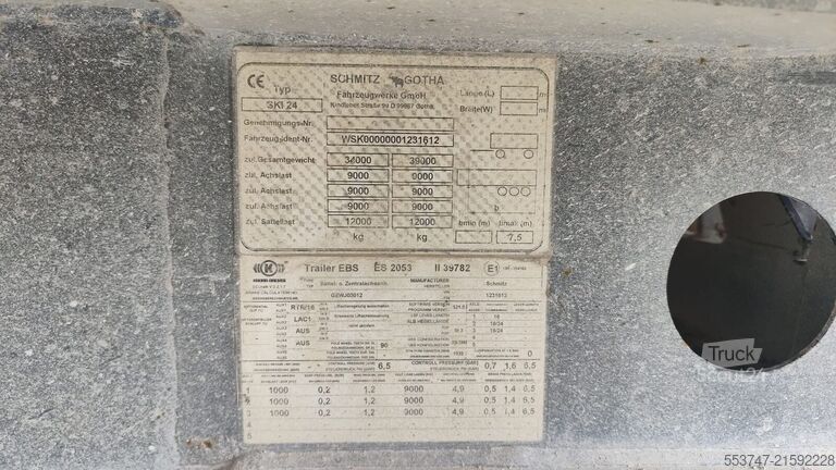Tipper Schmitz Cargobull Gotha SKI 24