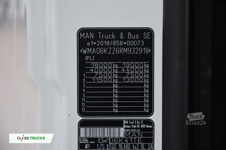 Standardní traktorová jednotka MAN TGX 18.480 GX Cab, ACC