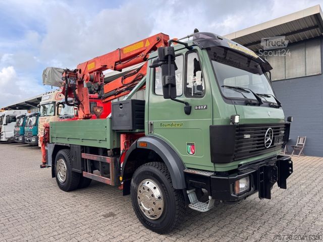 Autolaadkraan MERCEDES-BENZ 1417 AK Allrad Palfinger Montagekran 17,7m 64TKM