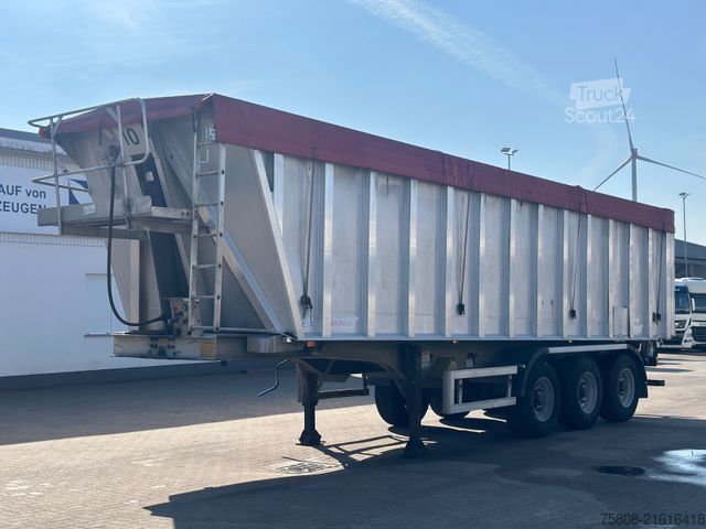 Tipper semitrailer BENALU Getreidekippmulde ca.50m Rollplane Alcoa