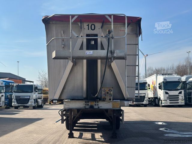 Tipper semitrailer BENALU Getreidekippmulde ca.50m Rollplane Alcoa