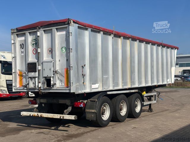 Tipper semitrailer BENALU Getreidekippmulde ca.50m Rollplane Alcoa