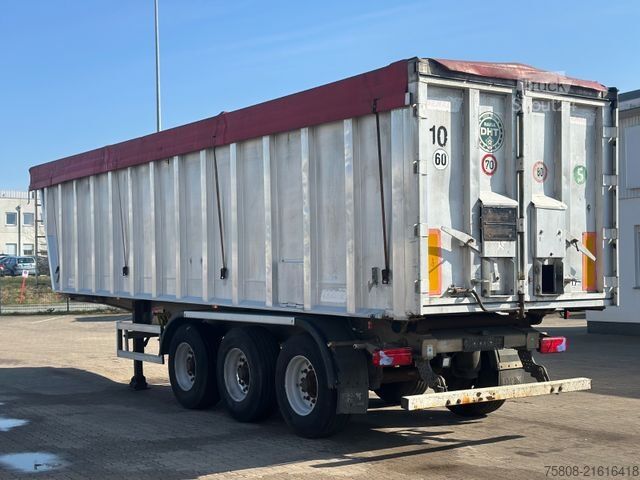 Tipper semitrailer BENALU Getreidekippmulde ca.50m Rollplane Alcoa