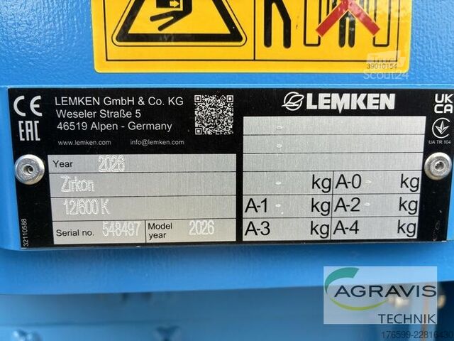 Veld-cultivator Lemken ZIRKON 12/600 K