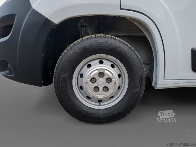 Flatbed truck, 3-seater Peugeot Pritsche Staukästen Boxer Klima+Bluetooth+Anhängerkupplung-