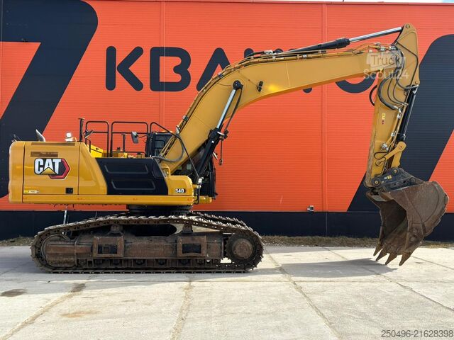 Crawler excavator Caterpillar 340 3D / ROTOTILT / AC / CENTRAL LUBRICATION