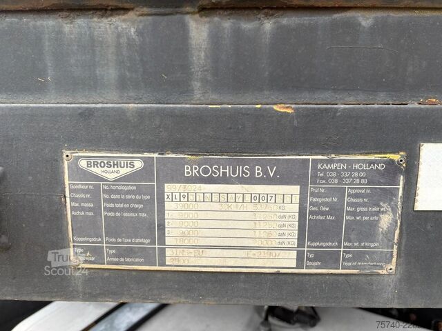 Furgón portacoches Broshuis PALFINGER 17502 5x + EXTENTABLE 3M + 3x AXLE ST...