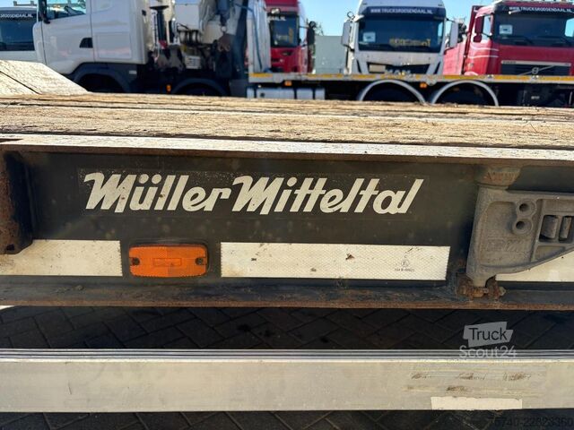 βαν μεταφοράς αυτοκινήτων MUELLER MITTELTAL D3 + HYDROLIC FRONT/BACK LOADER + 3 AXLE + SPEC...