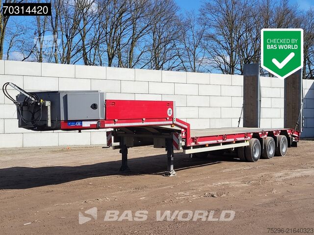 Dieplader Müller Mitteltal TS 3 PROFI 30,0 Steering Axle Ramps