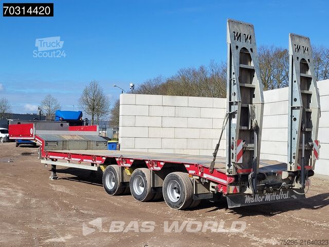 Dieplader Müller Mitteltal TS 3 PROFI 30,0 Steering Axle Ramps