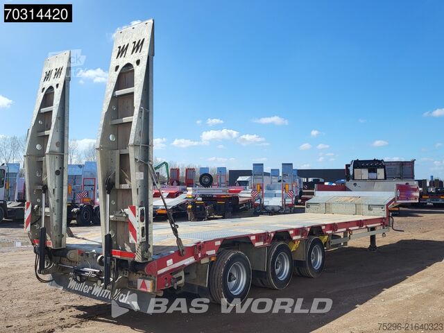 Dieplader Müller Mitteltal TS 3 PROFI 30,0 Steering Axle Ramps