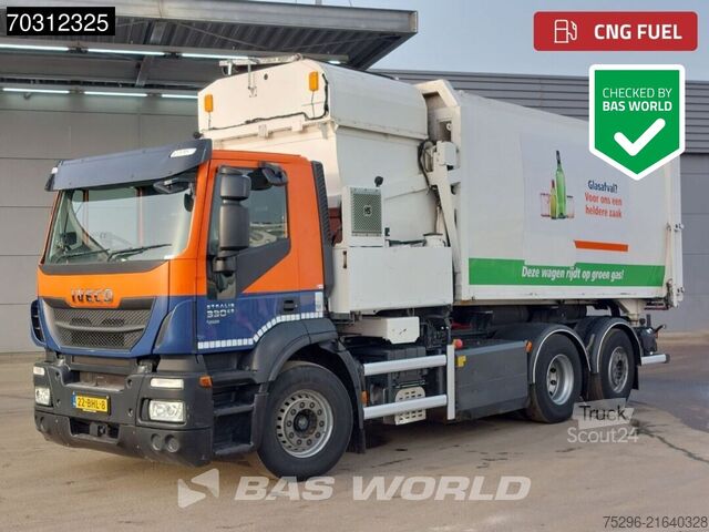 Vuilniswagen Iveco Stralis 330 Stralis 6X2 CNG ENGINE RHD NL-Truck...