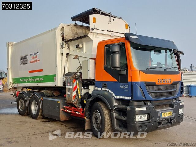 Vuilniswagen Iveco Stralis 330 Stralis 6X2 CNG ENGINE RHD NL-Truck...
