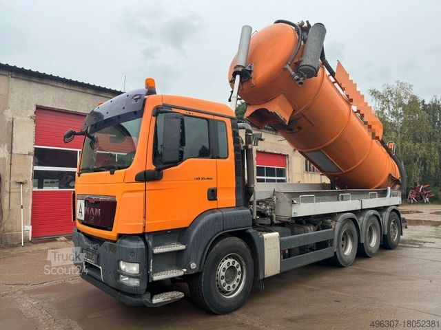 Вакуумная автоцистерна MAN TGS 35.400 8x4-4 BL / Flensburger FFG Saugwagen