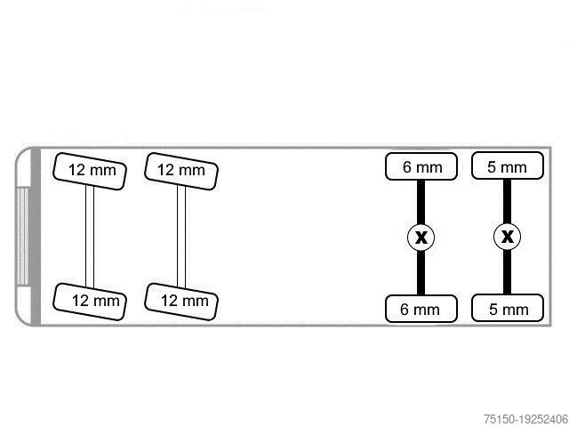 Трьохсторонній самоскид MAN TGS 35.480 8x4 BB - BORDMATIK - AHK Nr.: 859