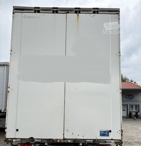 Carrocería intercambiable con plataforma y lona Krone Jumbo 7,82m 3m hoch Hubdach + Edscha